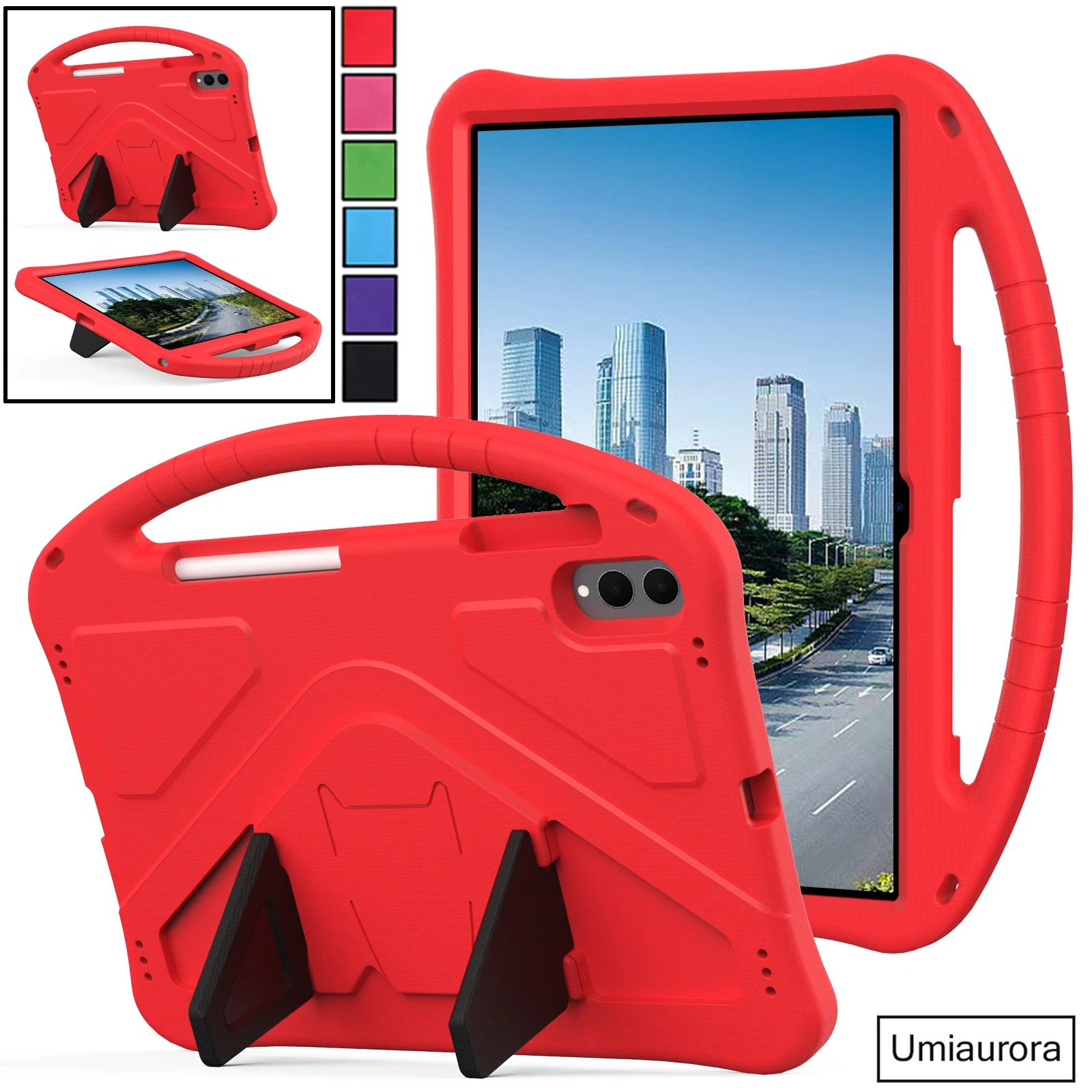 

Для Samsung Tab S8 S9 S10 S11 Ultra 14,6-дюймовый SM-X930 X920 X910 X900 Детский противоударный чехол для планшета из ЭВА с ручкой-подставкой Funda