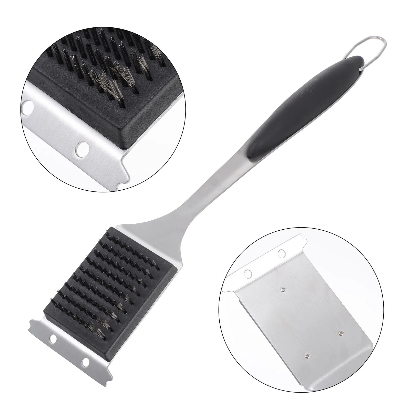 

Grill Steel Brush Grills BBQ Accessories Tool Cleaner Stainless Cleaning Scraper