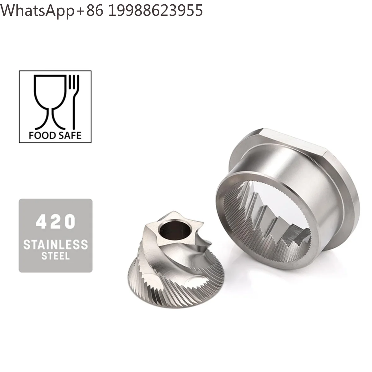 New Replacement Stainless Steel Conical Grinder Burr Set, 48mm Accessories for Magic/Royal/Strato and Others