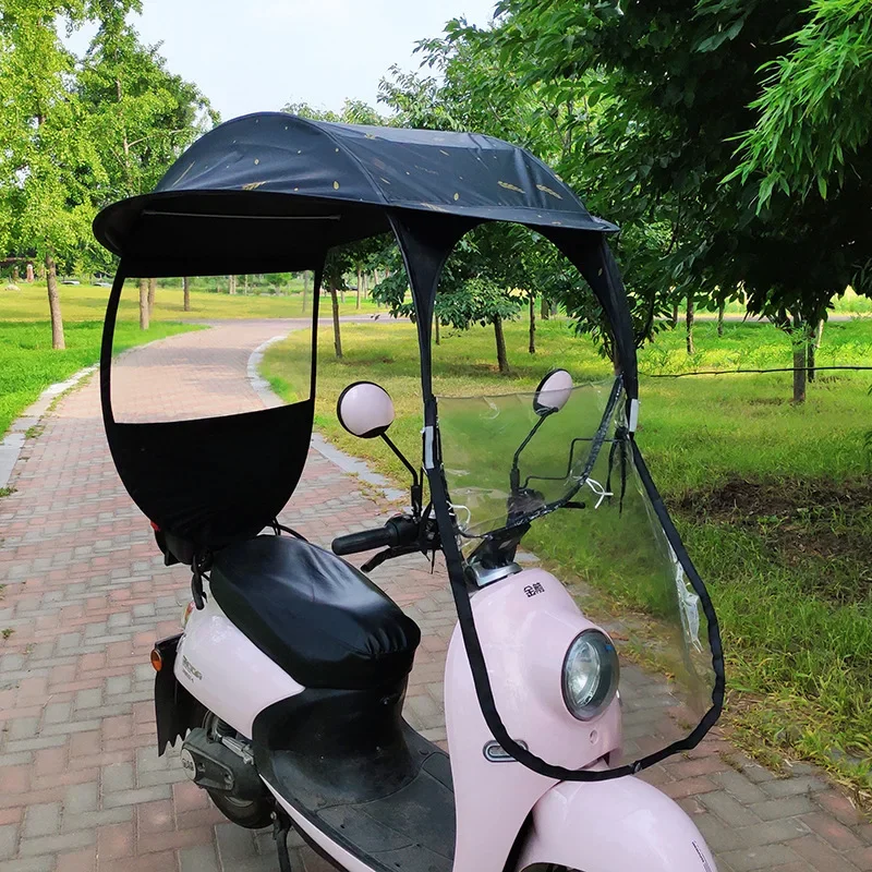 

Electric car canopy peng thickening carport motorcycle sunshade umbrella new tram rain four seasons general