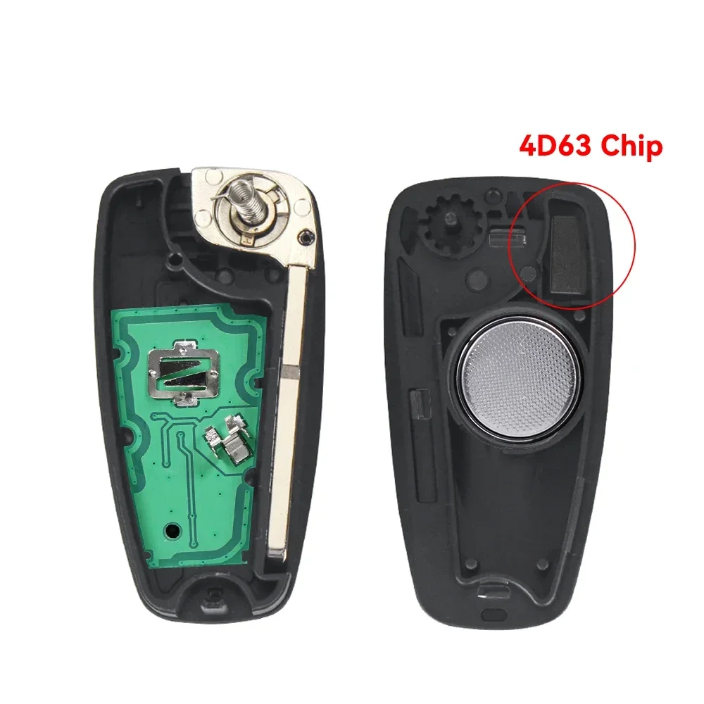 KEYYOU 5WK50165 433MHz 4D63 80Bit Chip FSK Intelligent Remote Car Key For Ford Focus Grand C-Max Mondeo Kuga Fiesta 2011-2016