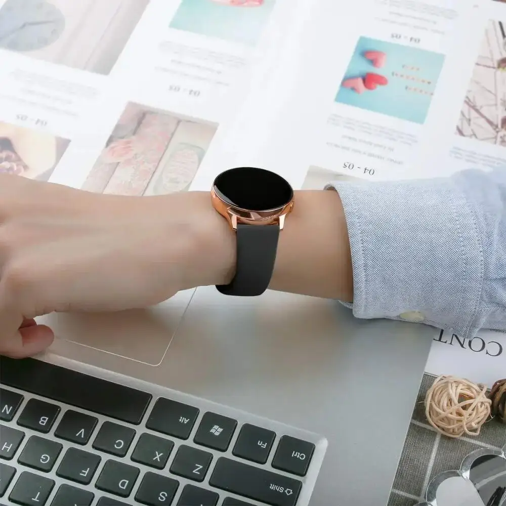 Pulseira siliicone para amazfit balance 2 smartwatch 20mm 22mm banda esportiva para amazfit bip 6 5/bip u 3 3pro/gts/gtr 2 3 4 42mm 47mm