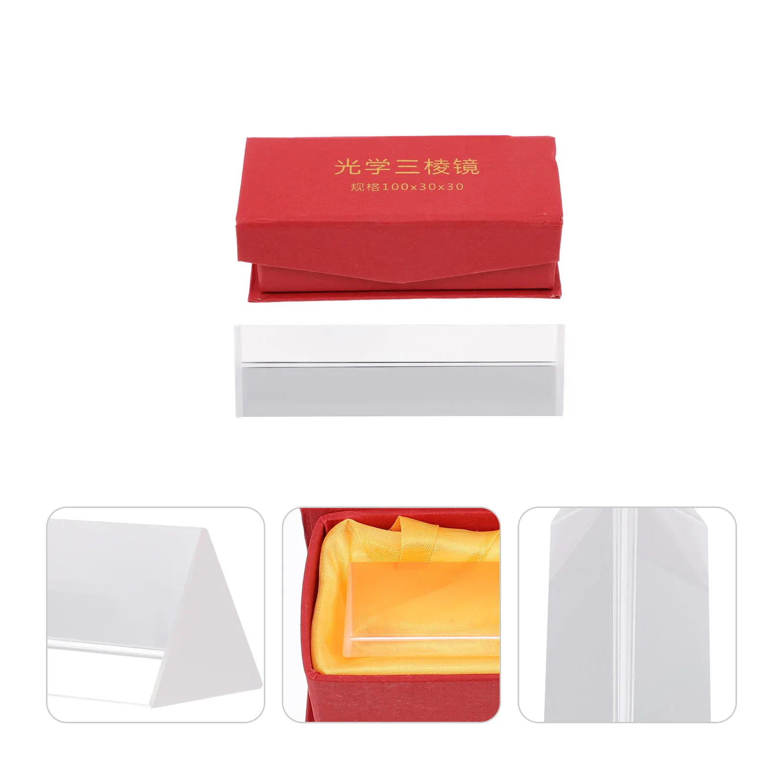 

Prism Triangular Physical Experiment Prisms Mini Physics Teaching Tool Optical Instrument Glass Refracted Student