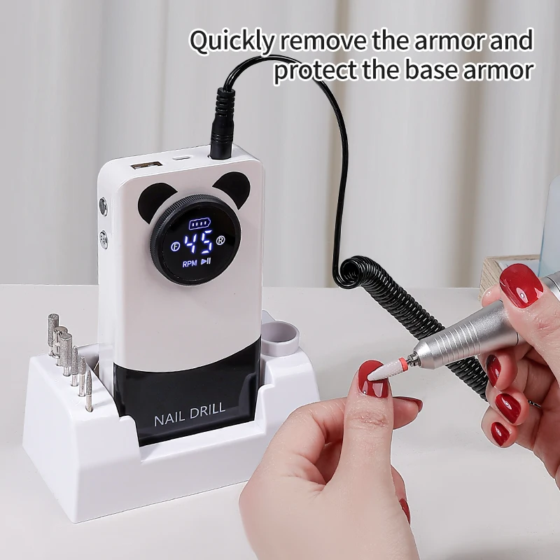 Professional Electric Nail Drill Machine - Sander Polisher Grinder Mill High-Quality Low-Noise Manicure Supplies for Manicurists