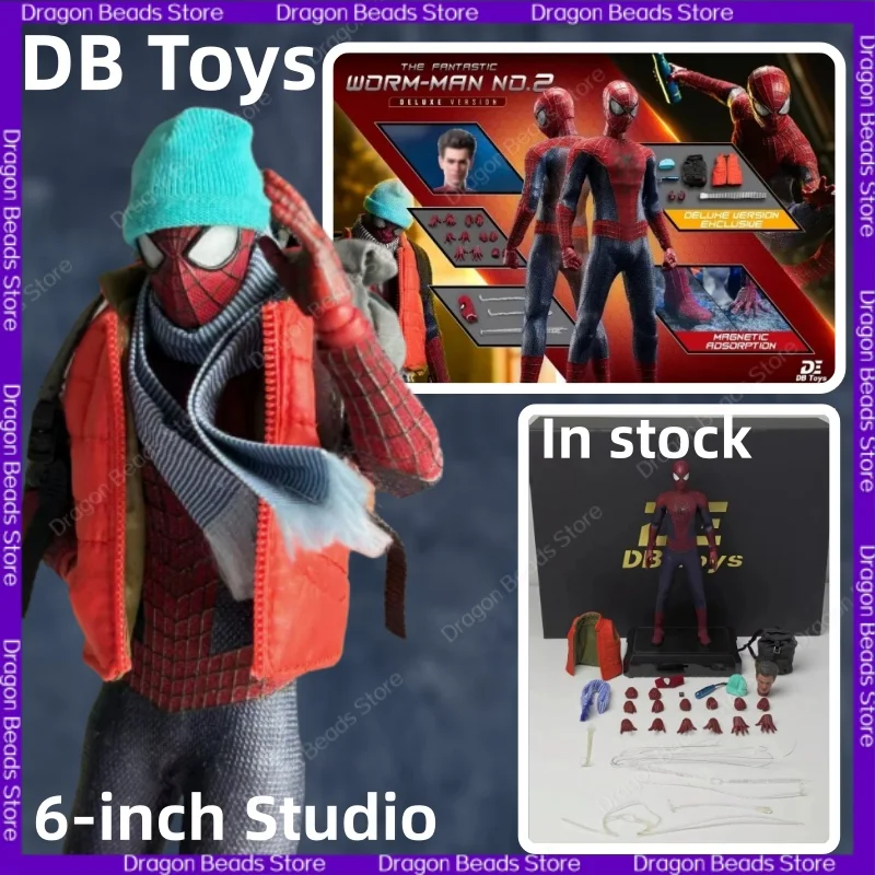 

[In Stock] DB Toys X 6-inch Studio The Amazing Spider-Man Insect Man 1/12 Spiderman Action Figure Soldier Model Toy Collection