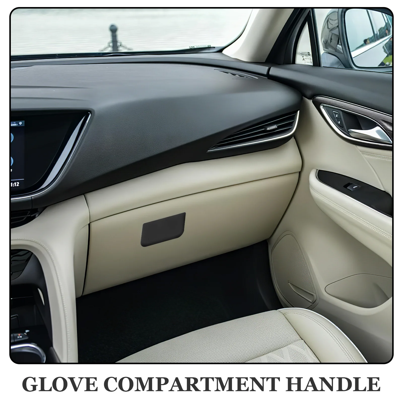 

Запасная ручка для перчаточного ящика, совместимая с Volkswagen 02-09, усиленный замок-защелка, эргономичный дизайн, плавное управление.