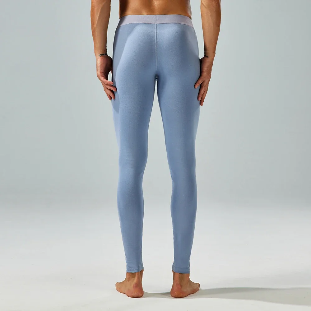 NEW SEOBEAN MENS CLASSIC SOLID COTTON LONG JOHN UNDERWEAR