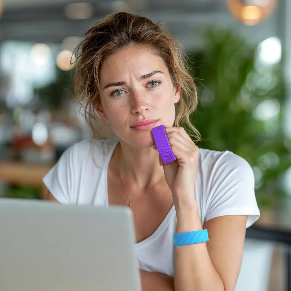 6 Stuks Kinderen Gits Zintuiglijke Armband 6 Stuks Getextureerde Siliconen Kalmerende Stress Angst Relief Slap Armbanden Jongen Meisje