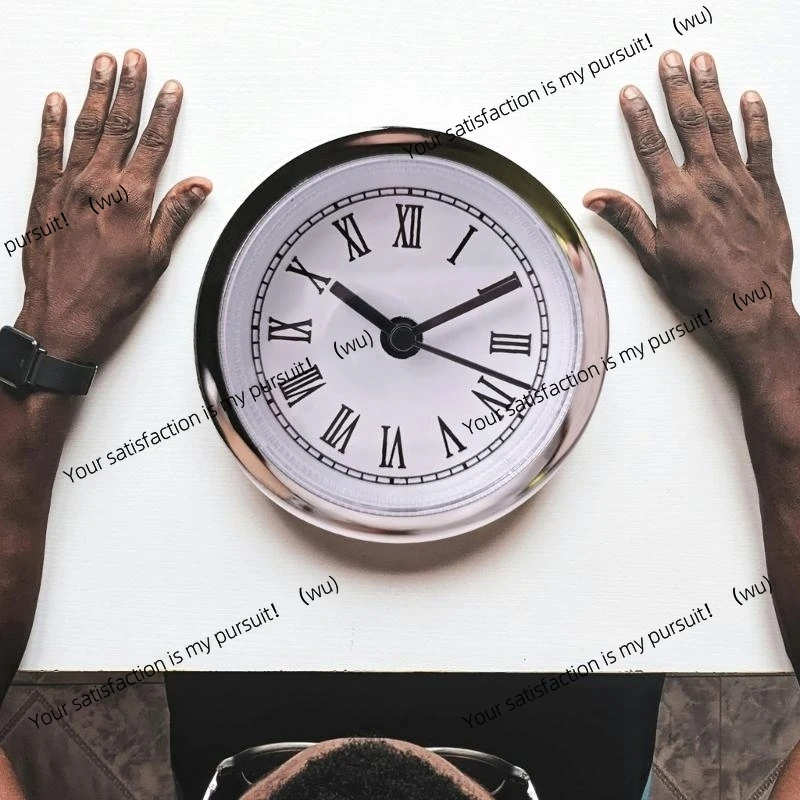 For Quartzs clock movement inserts Round Roman numeral watch inserts for replacing the wall clock C7AC