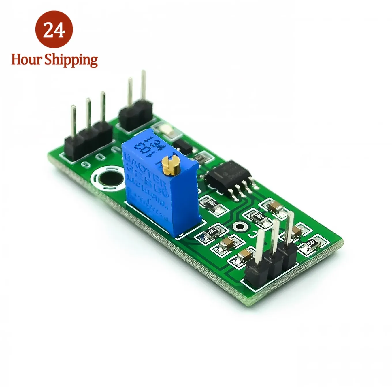LM393 modulo comparatore di tensione segnale forma d\'onda regolabile alto basso livello/unitร di carico modulo ad alta tensione a doppio canale