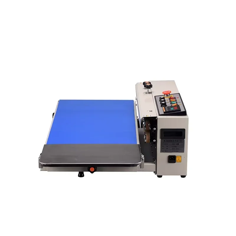 FR-1000 와이드 씰링 기계 자동 비스킷 베이커리 비닐봉투 프린터 씰링 기계