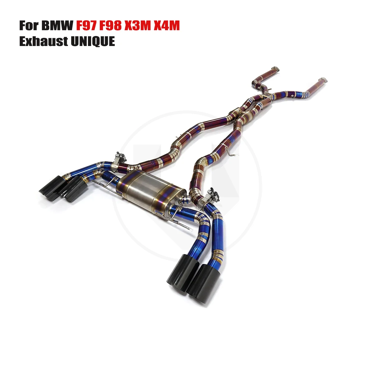 

UNIQUE for BMW G01 G02 X3M X4M S58 3.0T High Performance Titanium Valve Exhaust System Customizable Exhaust Pipe for Cars