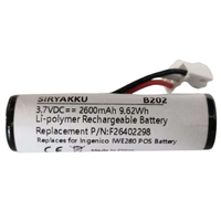 New Replacement Battery for Ingenico IWL220 iWL250 iWL280 Iwe280 iWL252 iWL255 GPRS iWL250 295006044