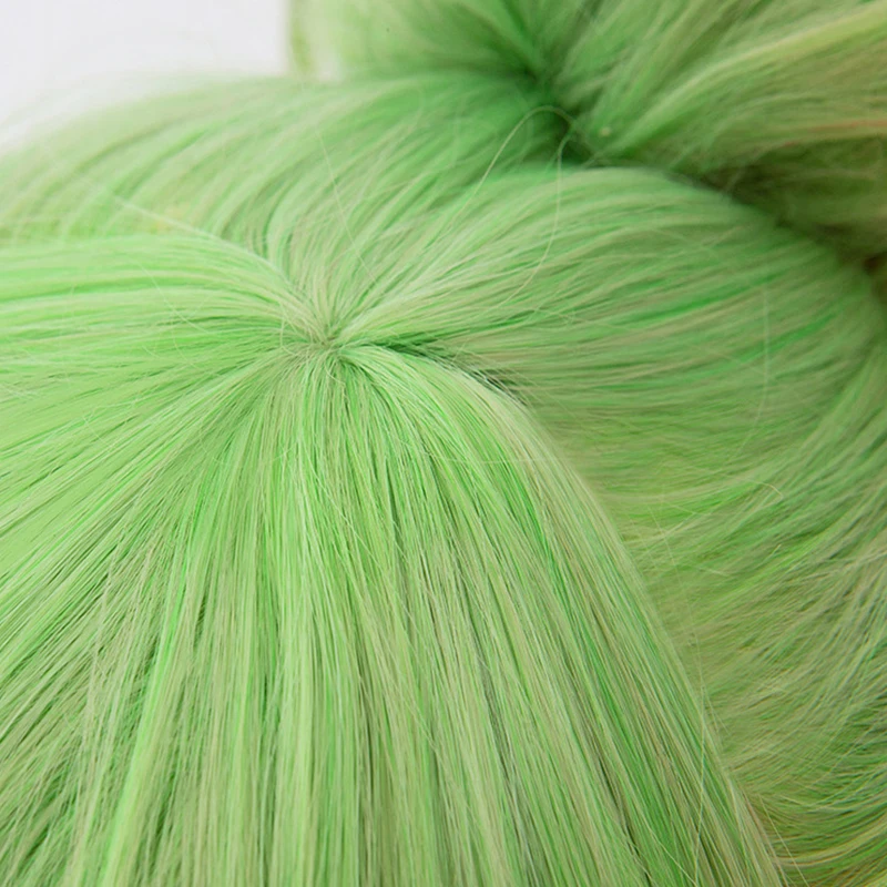 อะนิเมะเกม Genshin Kuki Shinobu วิกผมสังเคราะห์ทนความร้อนผมฮาโลวีนคอสเพลย์อะนิเมะ Crossdressing วิกผม