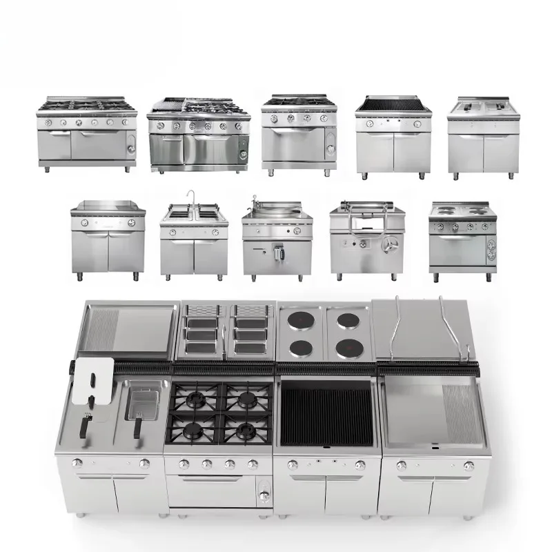 Stainless Steel Commercial Kitchen Equipment One Stop Hotel Restaurant Turnkey Project Supplier Catering Solutions