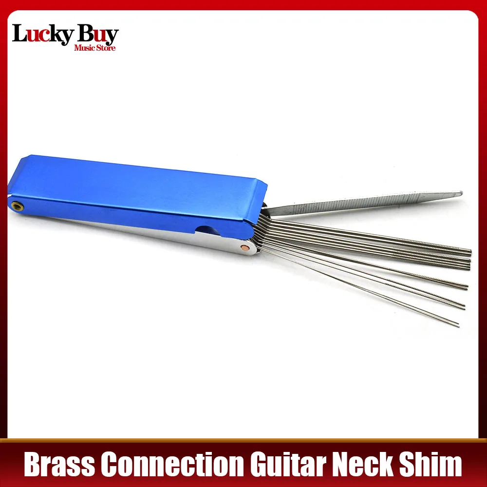 Draagbare DIY Gitaar Reparatie Gereedschap Doos Gitaar Moer Steken Bestand Zaagstaven Slot Filing Set Luthier Vervanging Guitarra Accessoires