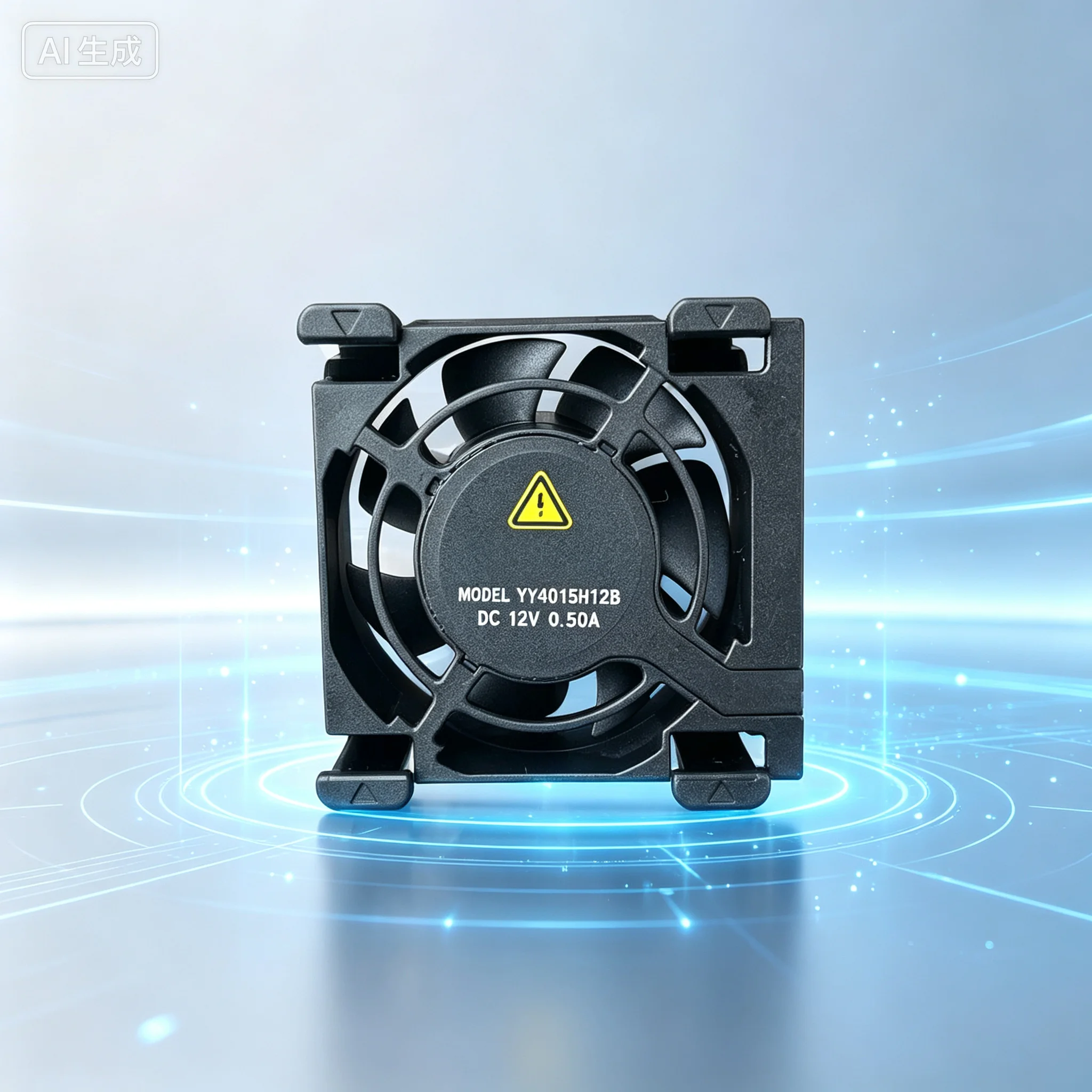 Ball‑Bearing Inverter Fan YY4015H12B DC12V 0.50A 3‑Wire for INOVANCE