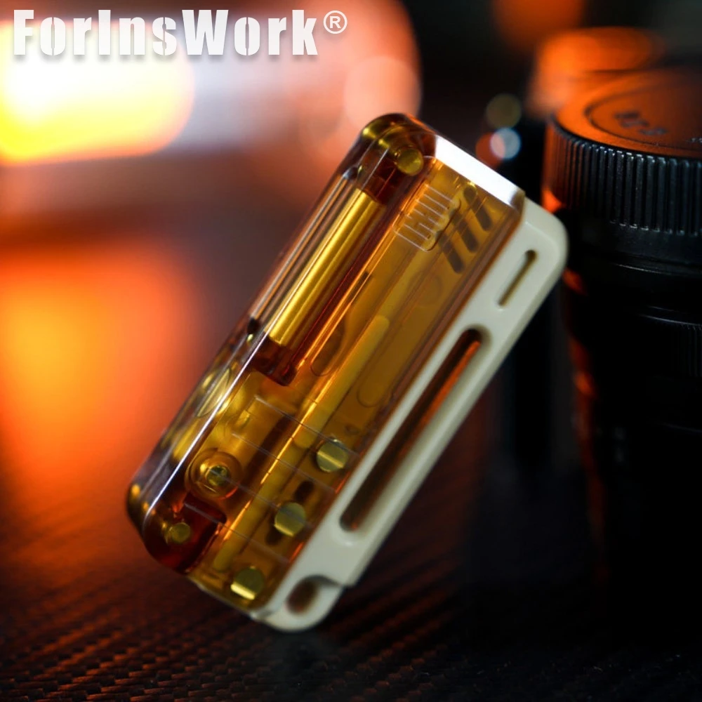 GAO Studio S.S PEEK RlFLE-5 Magnetic Mechanical Rebound Push Slider EDC Decompression Toys Anxiety Toy