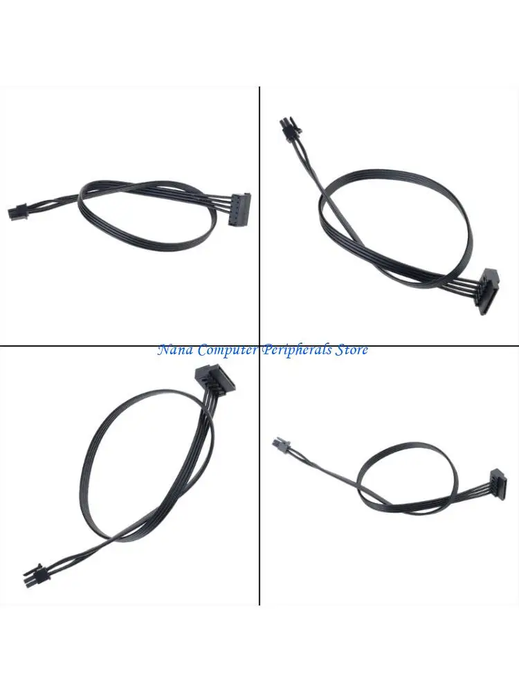 F68C Power Supply Cable 35.5CM Cable MINI 4 Pin Turn Single Power Supply