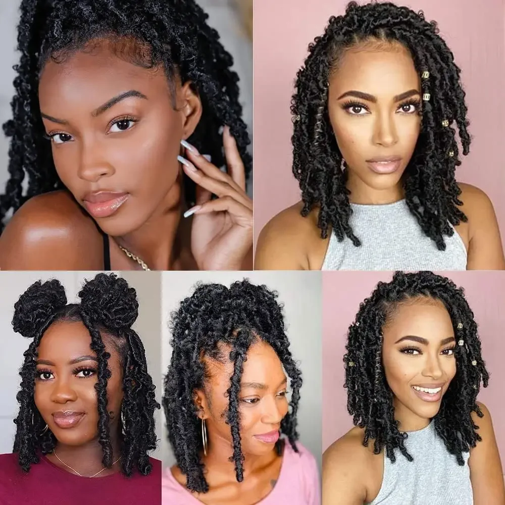 Springy Afro Twist Hair Pre-Separated Marley Twist Braiding Hair Soft Synthetic Crochet Spring Twist Hair Extensions for Women