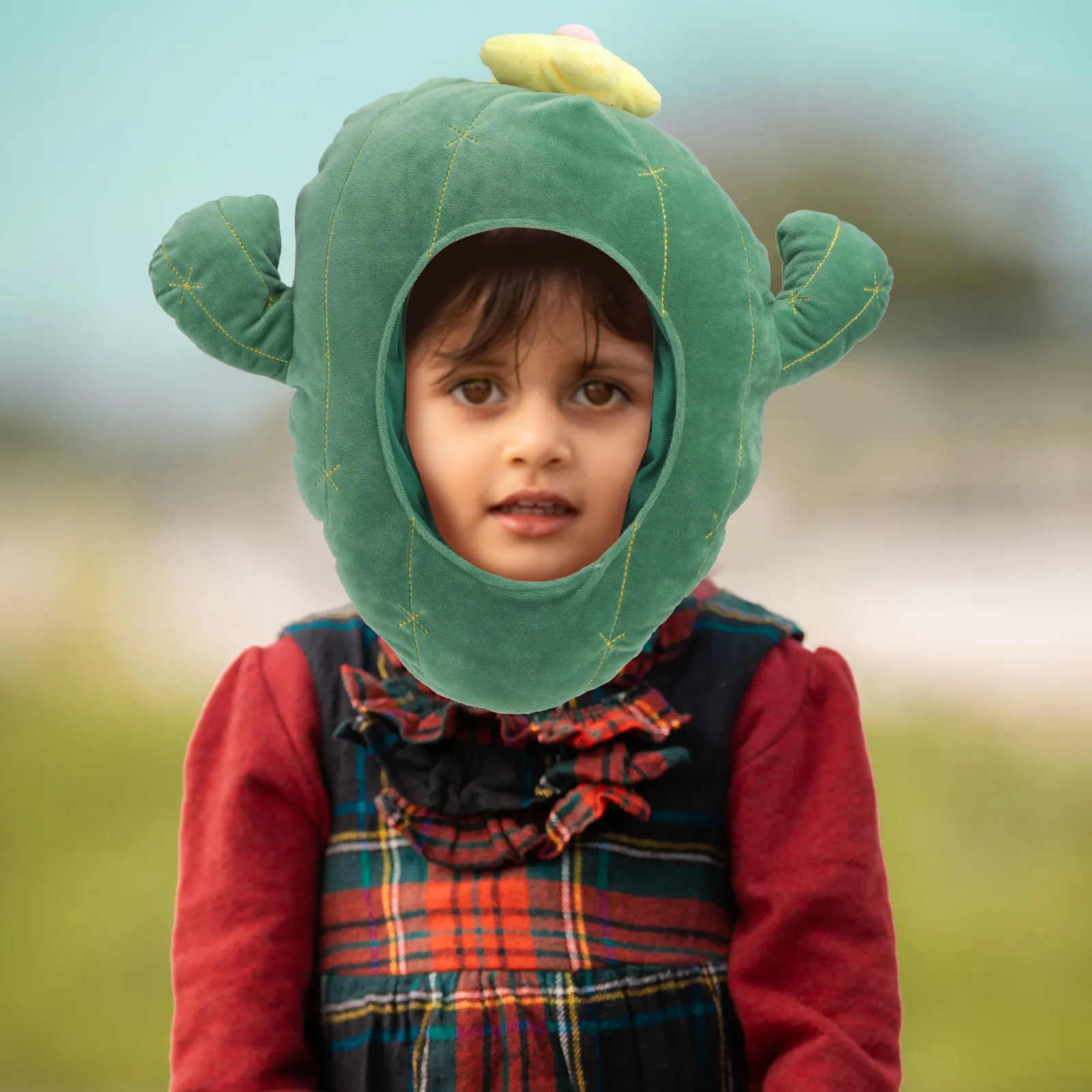 1 Pezzo Cappello a Forma di Cactus, Creativo e Divertente, per Spettacoli Teatrali, Morbido e Confortevole, Cappello per Cosplay, Accessorio per Feste