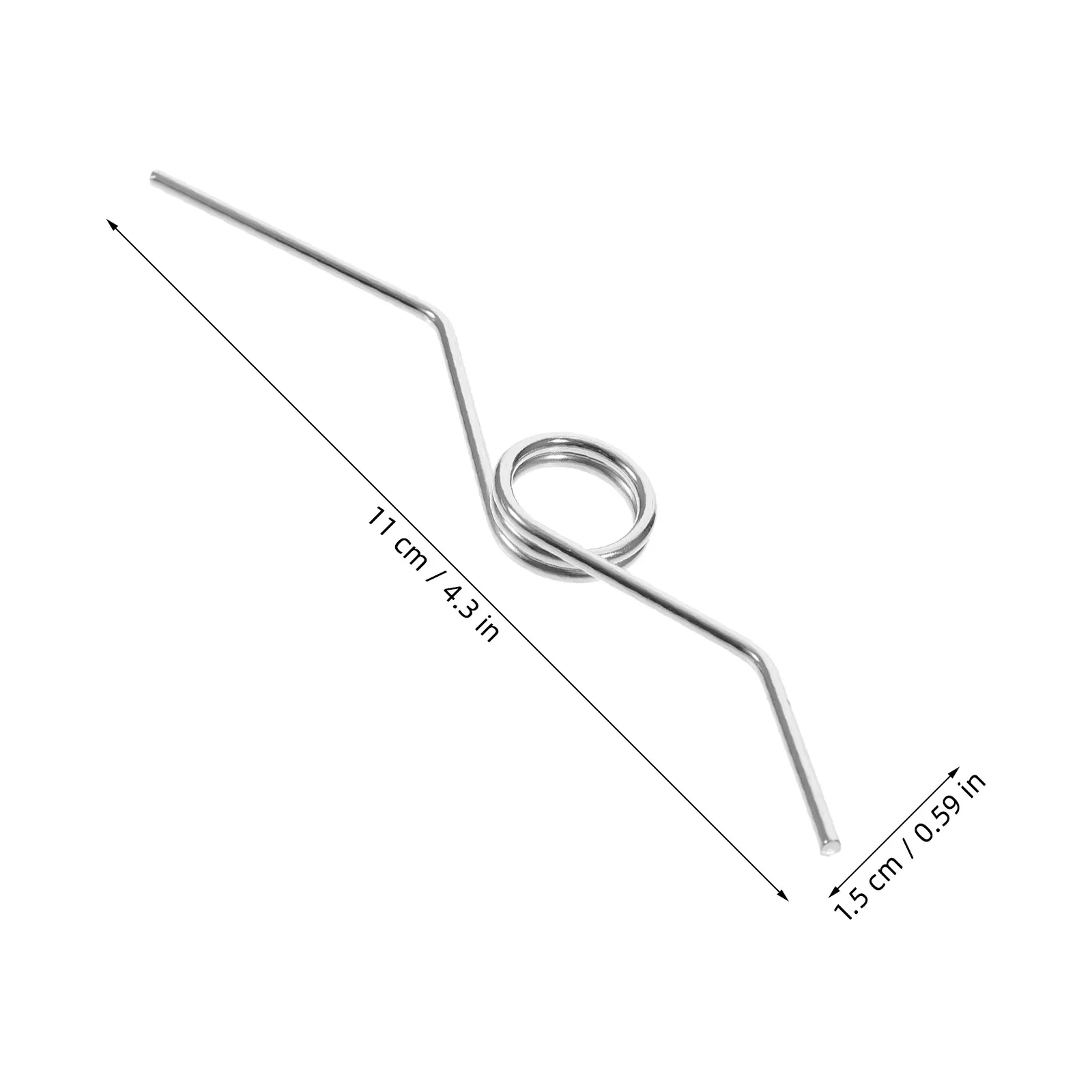 12pcs V Shape Pruner Spring Stainless Steel Torsion Replacement Spring Kit Garden Pruning Shears Spare Part Durable Spring