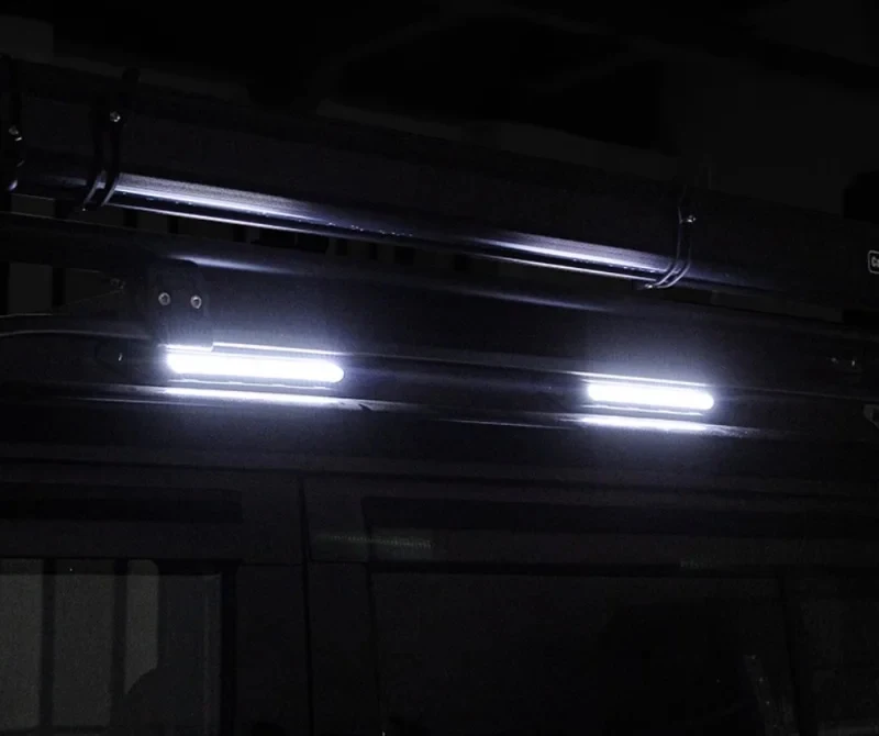 Roof Luggage Rack LED with Side Lights Luggage Rack Fit for JETOUR Traveler T2 2023-2025 Car Luggage Rack Exterior Decoration