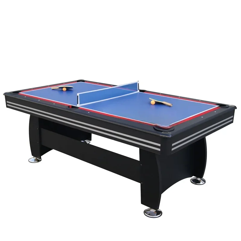 

For3-in-1 multi-functional game table, home indoor sports and entertainment room, billiards, table tennis, tennis, air hockey