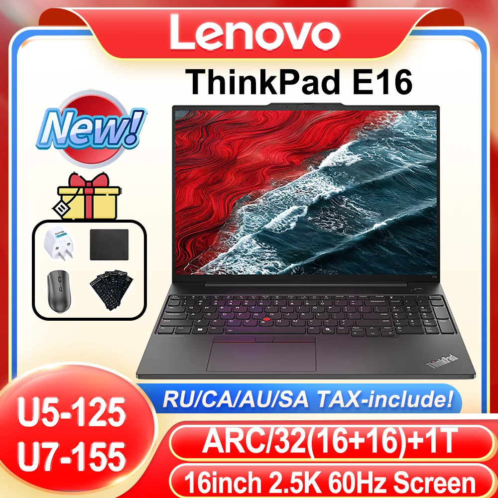 2024 Lenovo ThinkPad E16 ARC U5/U7 16inch 2.5K 400nit