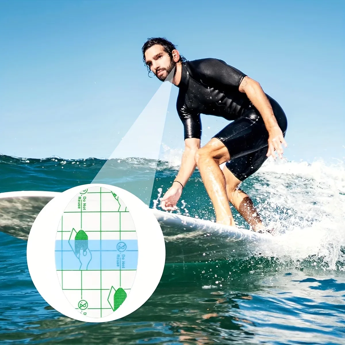 Waterproof Ear Stickers for Swimming Surfing Snorkeling & Water Sports 50/100/200 Pcs Pack Ear Protectors