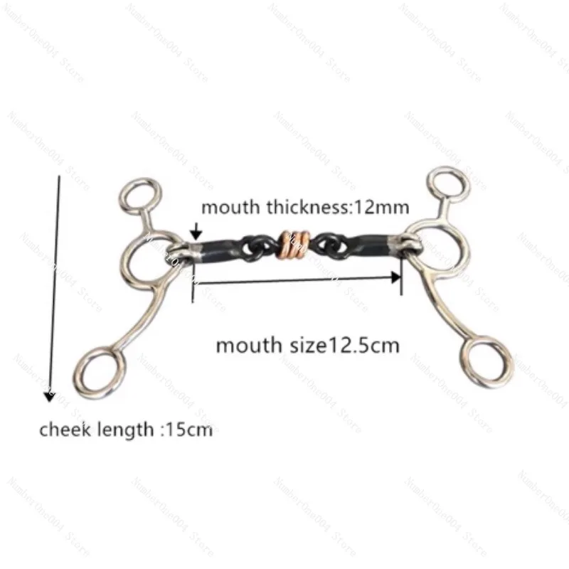 

Stainless Steel Horse Bite 13.5cm Black Horsemeat Iron Horsemeat Horsemeat Armature