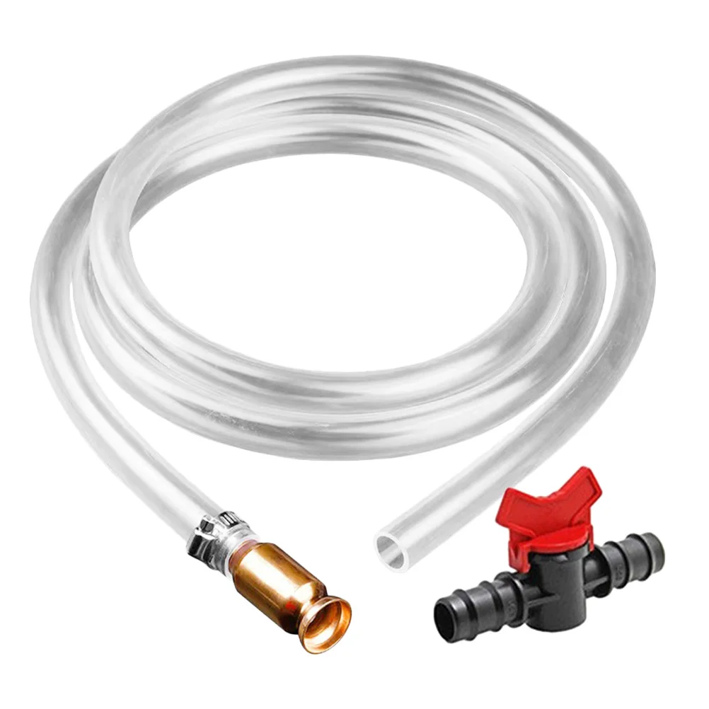 

1Set Siphon Hose Multifunctional Fuel Transfer Tool Easy to Use Oil Water Siphoning Hose Kit for Car Gas Oil Transfer