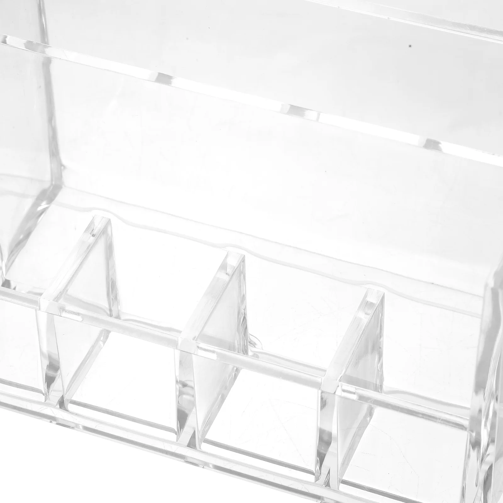 

Acrylic Clear Clear Pen Holder Makeup Brush ganizer Vertical Pencil Cup Desk Stationery Storage Container Pen Case