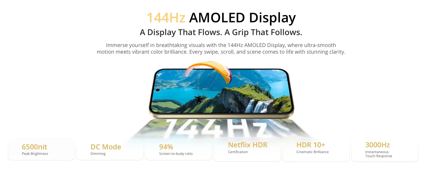 realme 16Pro 5G Smartphone Fast Charge 45W Battery 6500mAh, Camera 200MP OIS, IP69 AMOLED Display 144Hz 6.78"