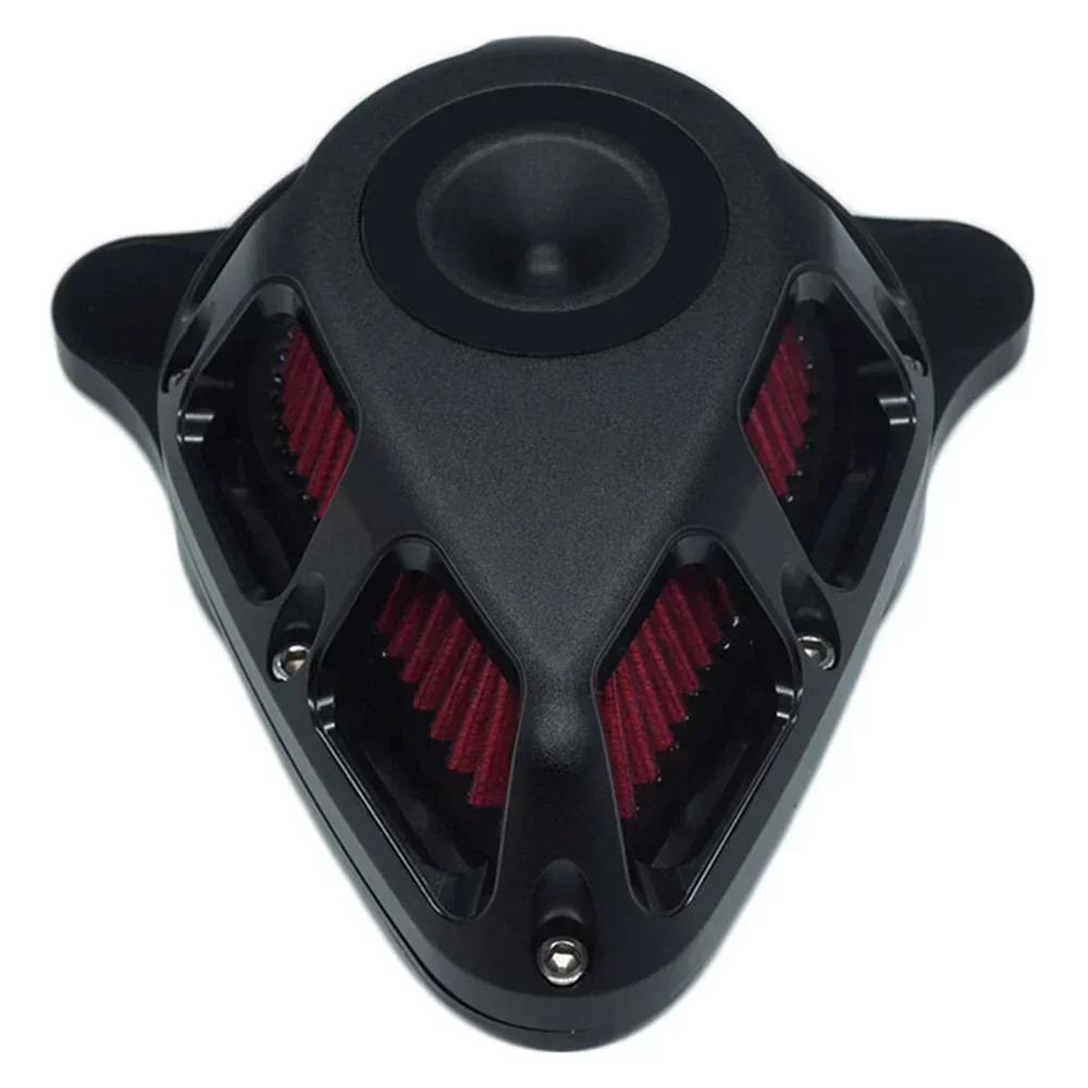 for Harley Dyna Softail Touring Fitment-B Air Cleaner Multi-Angle Turnable Intake Cleaner Cnc Kit Aluminum Matte Black