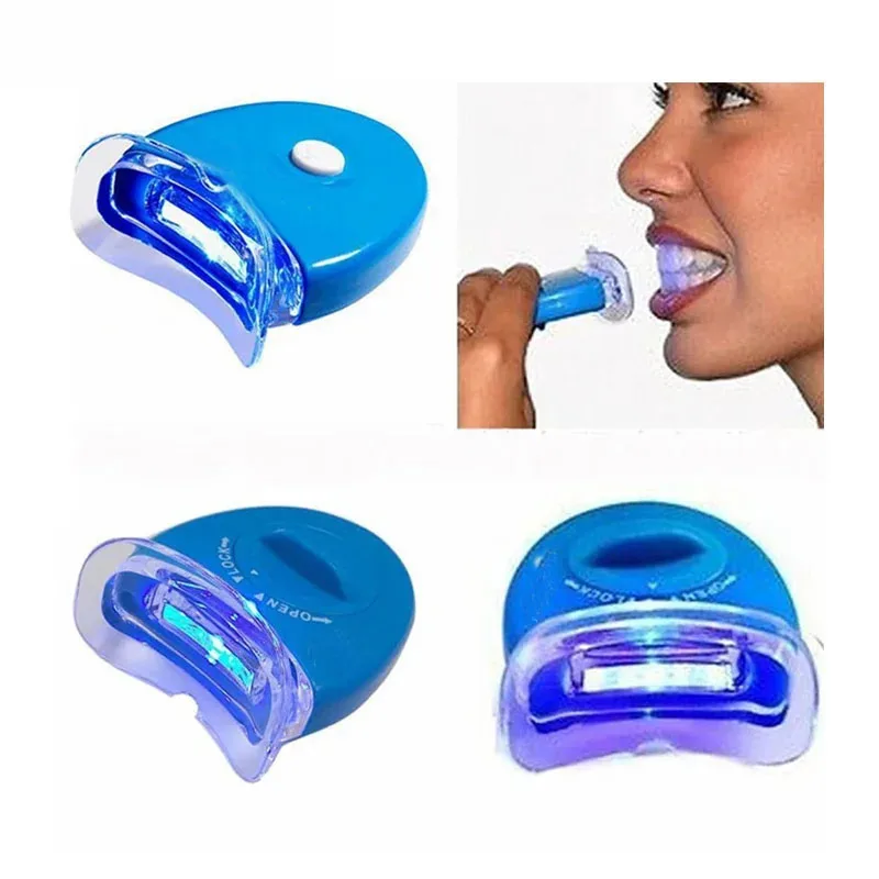 Dentes sem fio branqueamento Kit, Luz dos dentes, Dentes azuis LED, Clareamento dos dentes frios, Uso doméstico