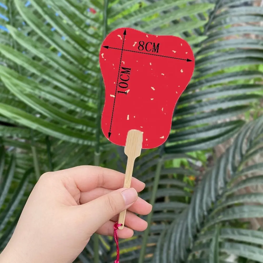 Portable Chinese Style Mini Graffiti Fans Xuan Paper Unfinished Paper Hand Fan Round Handmade Blank Painting Fans Children