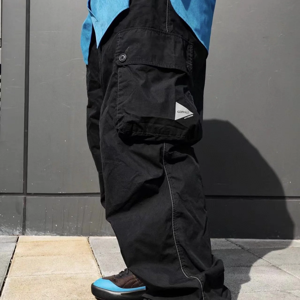 

Уличная альпинистская рабочая одежда с защитой от разрыва, брюки, длинные брюки, свободный крой, японский Sle, мужская смесь хлопка и полиэстера