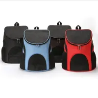 4 Color Pet Supplies Pet Bag Go Out and Carry Backpack Cat and Dog Universal Backpack Foldable Pet Chest Bag Puppy Dogs Cage