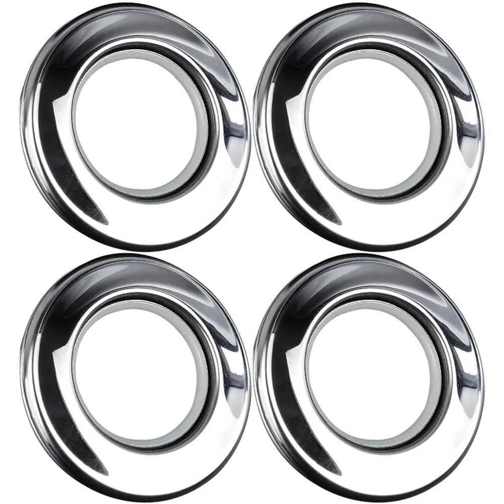 

4Pcs Stainless Steel Curtain Grommets Metal Rings for Drapery Window Curtains Easy Slide Reusable Replacement Curtain Grommets