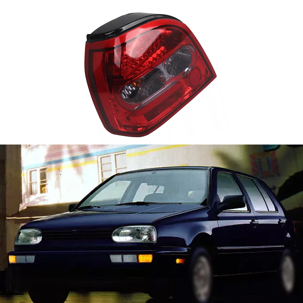 

Car LED Tail Light Brake Reverse Light Turn Signals 1EM945111A, 1H6945111B, 1EM945112A, For Golf MK3 1992-1997 Only For LHD