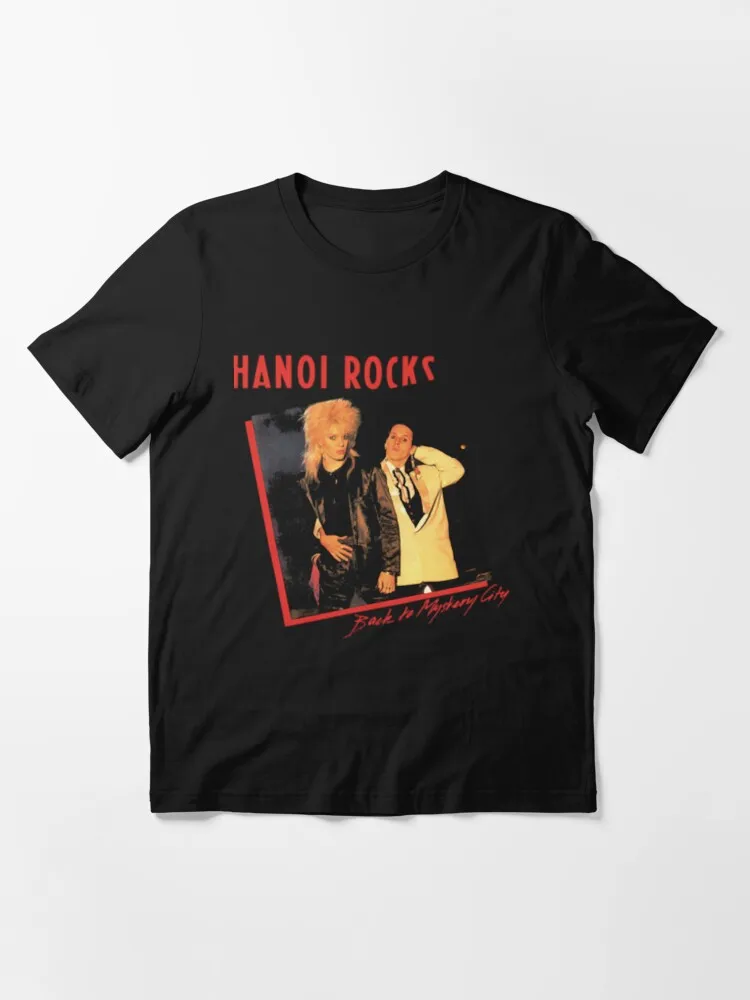 Classci hanoi rocks Essential T-Shirt  2024 Short Sleeve Clothing Shirt