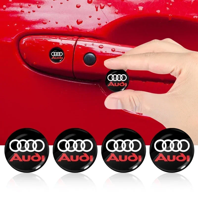 Car Door Lock Car Styling Keyhole Sticker Car Protective Sticker For Audi Q5 Q3 Q2 Q7 A3 B5 B6 B7 B8 B9 8P 8V 8L A5 A4 A6 A7 A8