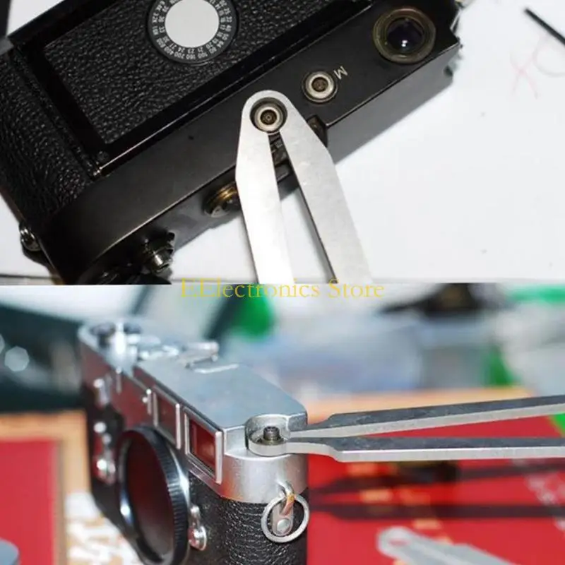 B03C 9Pcs Camera Lens Repair Tool Wrench Clamp Camera Maintenance Spanner Tools