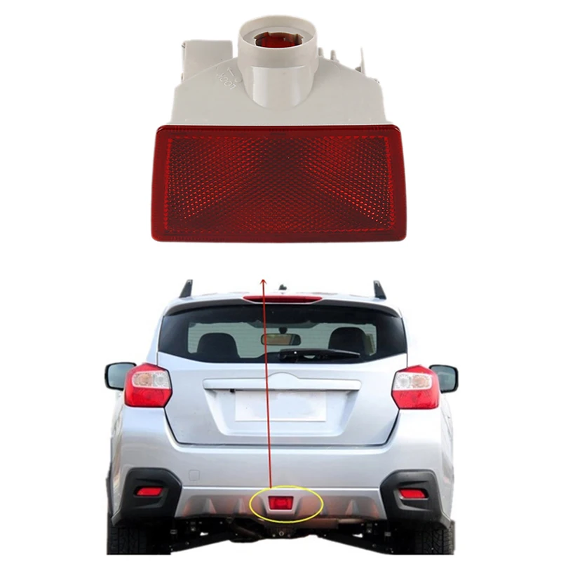 Rear Fog Light Lens Lamp Red 84913FG420 for Subaru WRX / STI 2011-Up Impreza 2011-Up XV Crosstek 2013 2014 2015 view 2