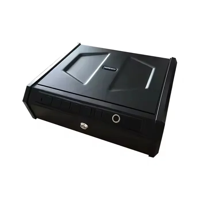 PS1001E Portable Quick Access Safe box Biometric Fingerprint Digital Lock Function Safes With LED