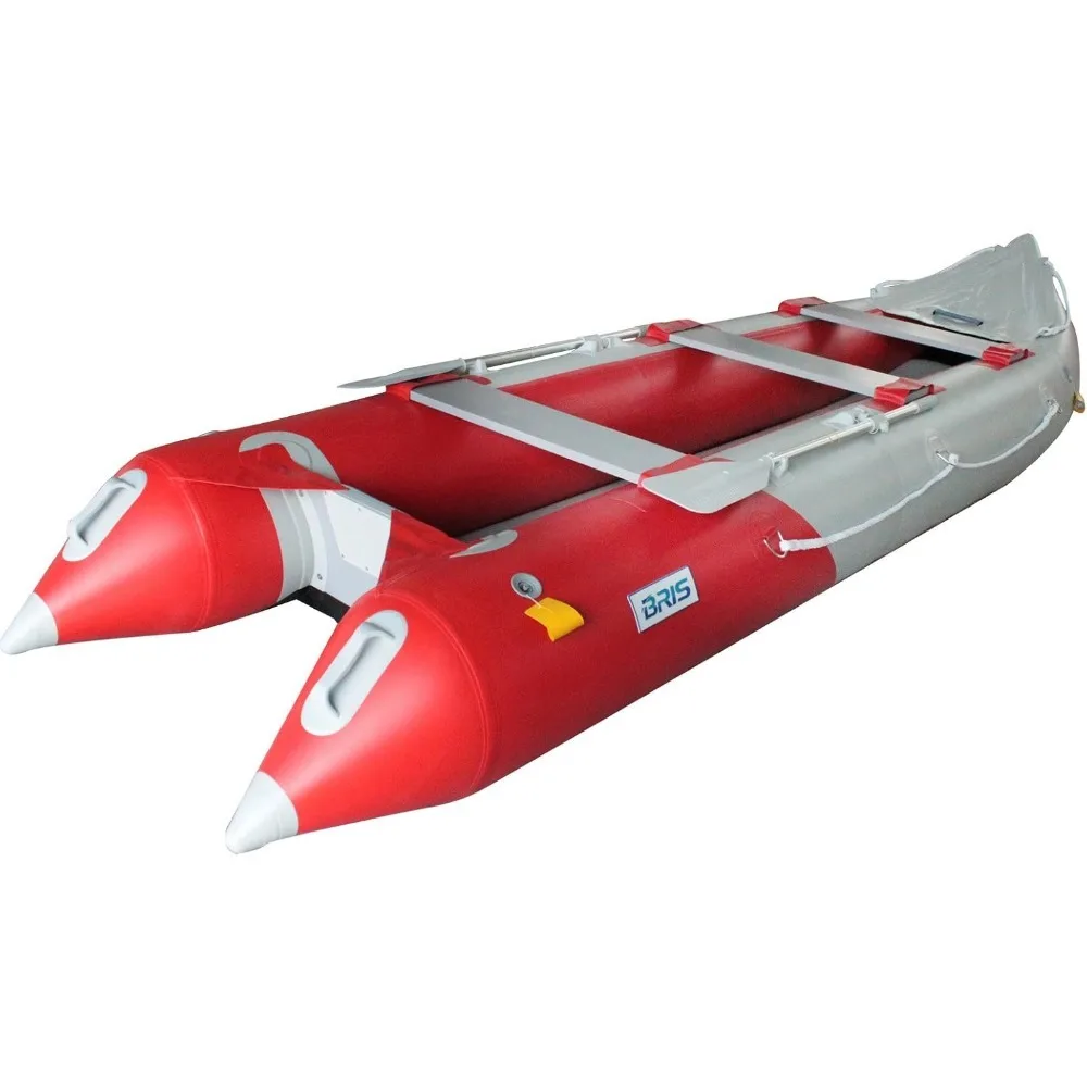 

14.1 FT Inflatable Kayak Fishing Tender Inflatable Poonton Boat with Air Floor