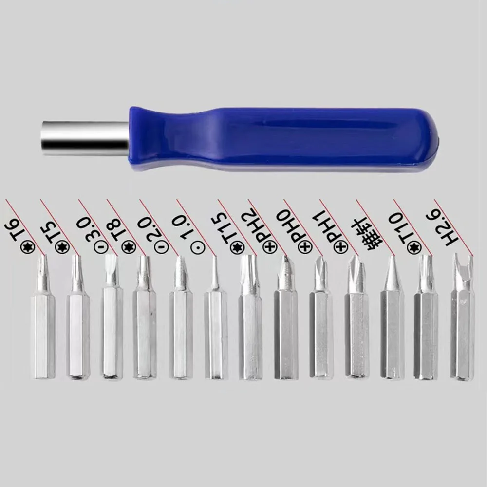 1Box 16 In 1 Multifunctional Screwdriver Set Screw Driver Bits Home Repair Magnetic Screwdriver Bit Kit Hand Tools