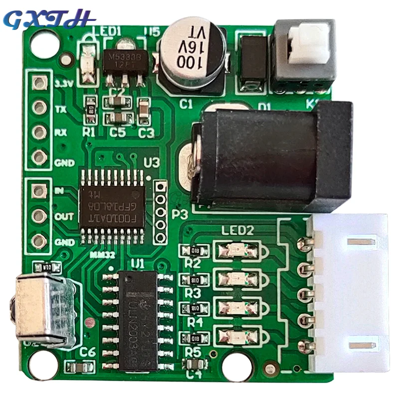 5V Infrared Remote Control ULN2003 Driver Board 28BYJ48 Five-wire Four-phase Stepper Motor Driver Controller Slide Screen Set