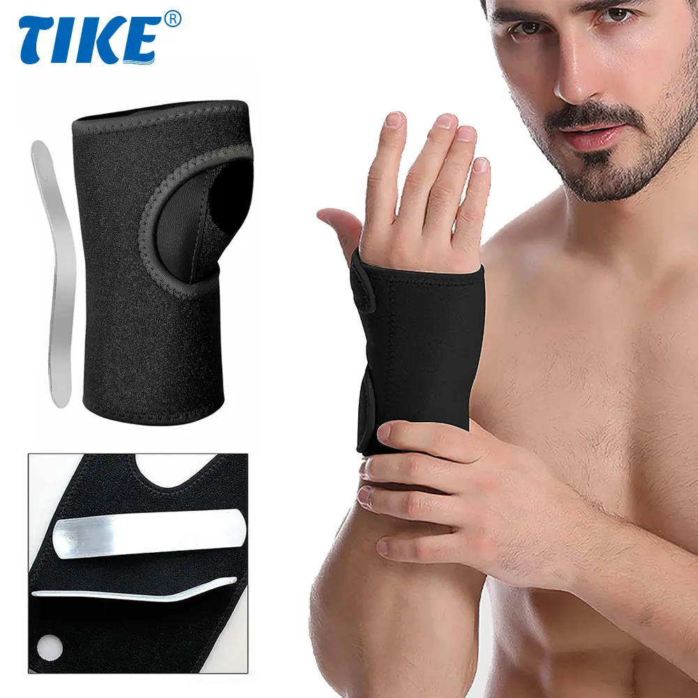 1 PCS Carpal Tunnel Wrist Brace Night Support for Sleeping, Adjustable Wrist Support Hand Brace for Tendonitis Arthritis Sprains